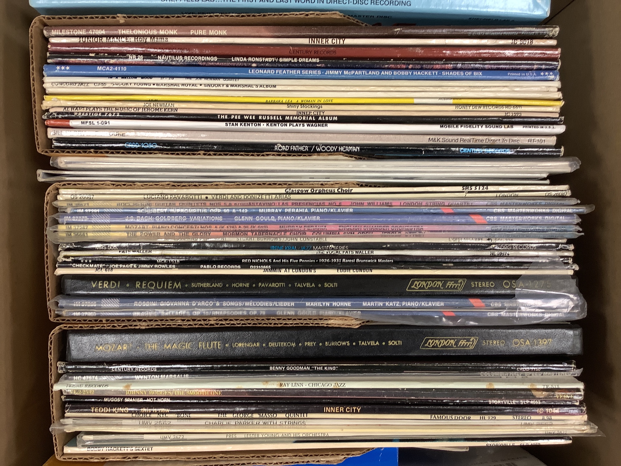 A quantity of LP records mainly of Modern Jazz.